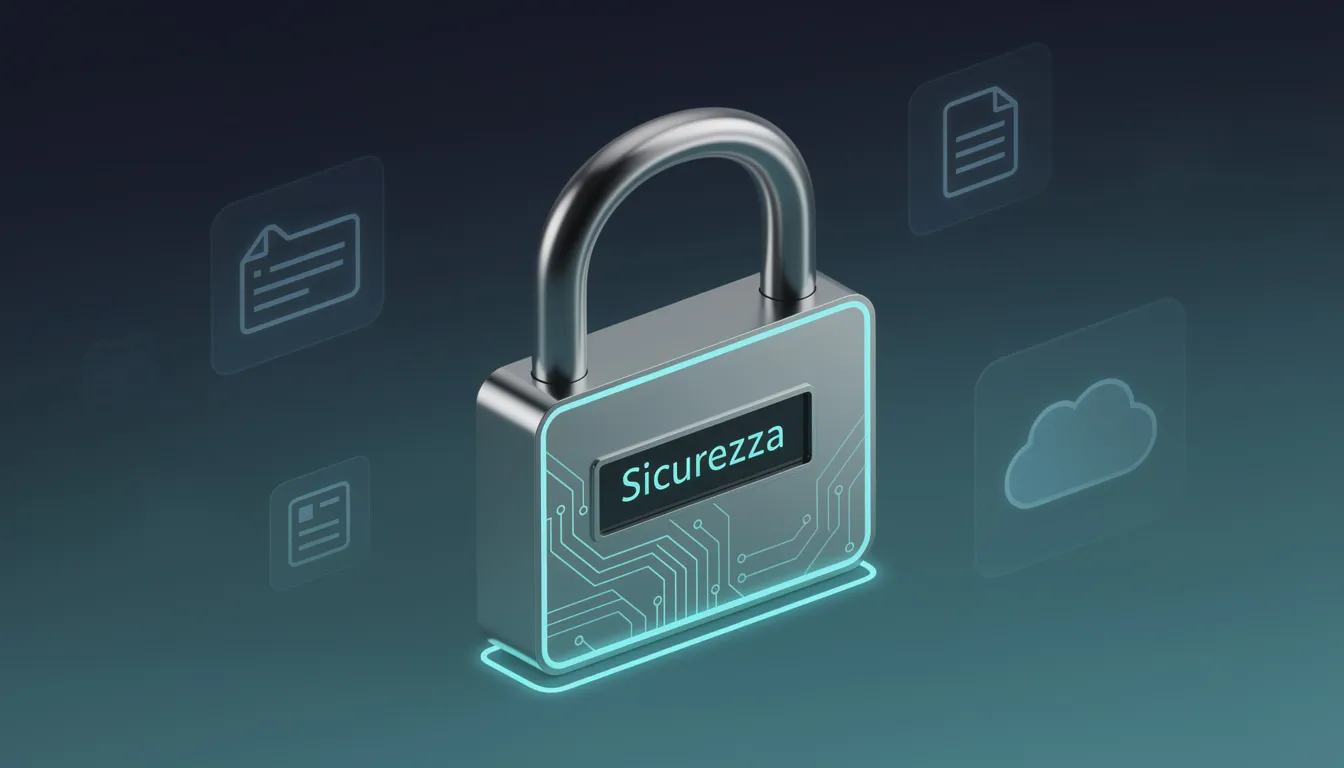 Un lucchetto digitale rappresenta simbolicamente la sicurezza e la protezione dei dati, essenziale per i giocatori nei casinò online. Questo elemento visivo sottolinea l'importanza della protezione e della verifica nei nuovi casinò online, garantendo un ambiente di gioco sicuro.