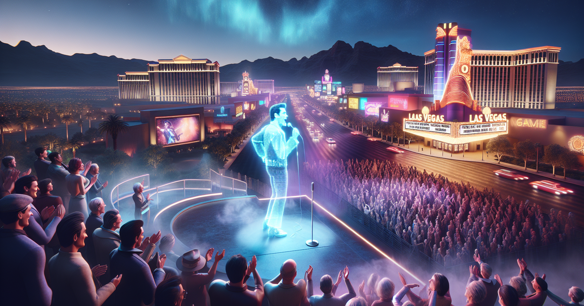 Elvis Presley Torna a Las Vegas come Ologramma