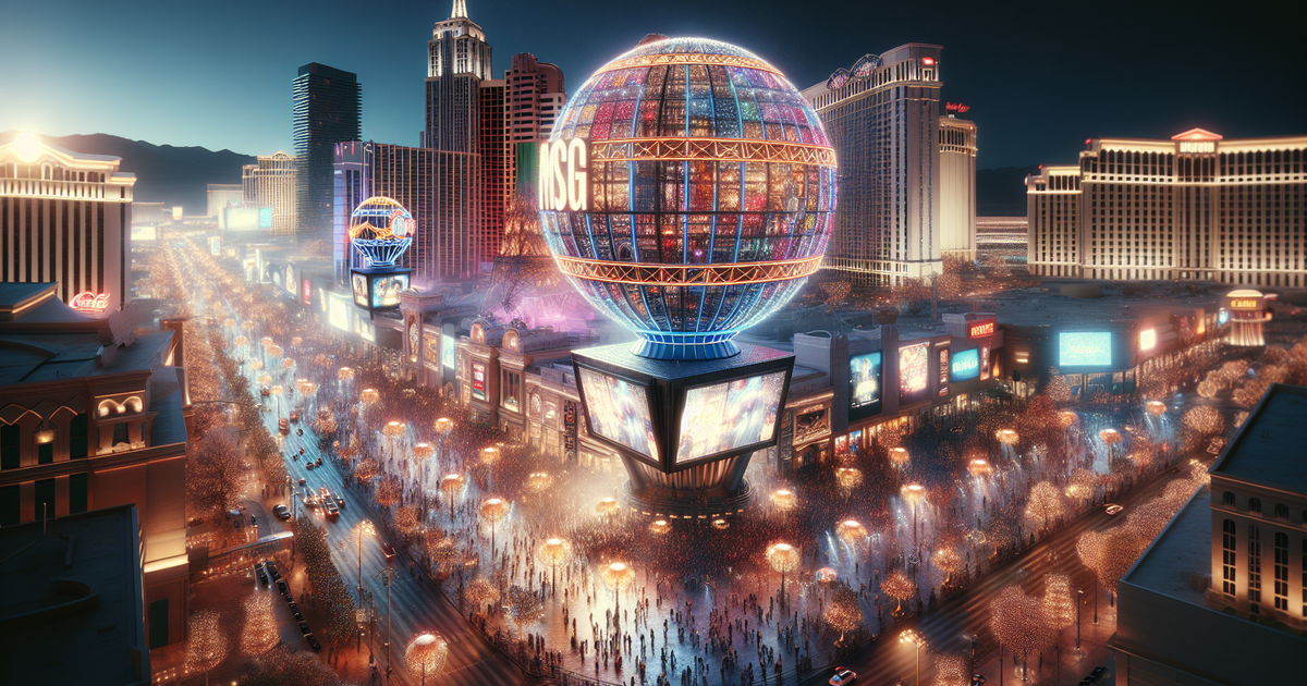 MSG Sphere di Populous Apre a Las Vegas