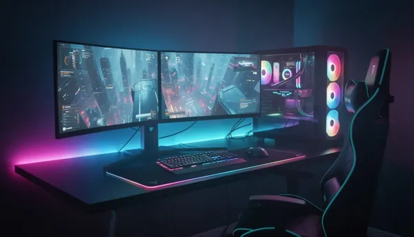 Il futuro delle slot online - gaming setup futuristico